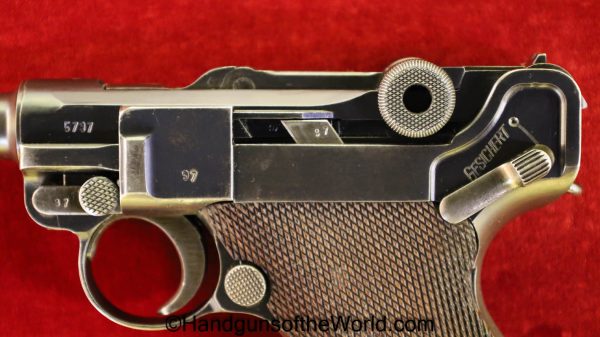 Luger, P08, P 08, P-08, P.08, Mauser, S/42, G Date, 9mm, 1st, Variation, First, Variant, 1935, German, Germany, Handgun, Pistol, C&R, Collectible, WWII, WW2