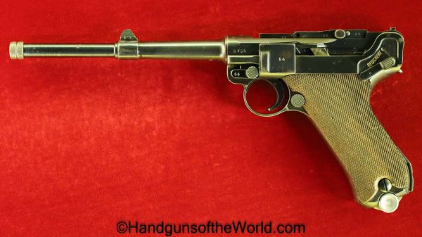 Luger, P.08, Mauser, 1942, Police, .22, Naval, Conversion, Navy, Kriegsmarine, P08, P 08, P-08, German, Germany, WWII, WW2, Handgun, Pistol, C&R, Collectible