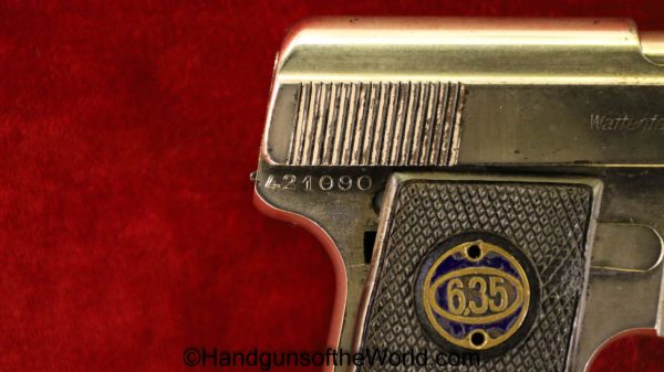 Walther, Model 9, 6.35mm, Factory Nickel, Nickel, German, Germany, Handgun, Pistol, C&R, Collectible, VP, Vest Pocket, 6.35, 25, .25, acp, auto, 9, Model