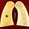 Colt, Official, Police, Ivory, Grips, Carved, Niagara, Masonic, Real Ivory, .22 long, .38 special, America, American, Pistol, Handgun, Revolver