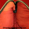 Browning, 1910/55, 1971, Pouch, Zipper Pouch, Black Vinyl, Red Felt, Original, Collectible, America, American, Pistol, Handgun, Firearm