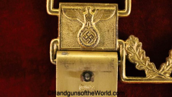 Walther, PPk, High Ranking Officers, Holster Hanger, Shoulder Strap, Original, Collectible, Party Leader, NSDAP, Handgun, Pistol, Holster, RZM, German