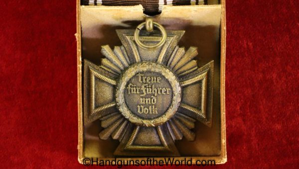 German, Germany, WWII, WW2, Third Reich, NSDAP, 10 Year, Long, Service, Award, Boxed, with Box, Original, Collectible, Medal, Party, with Ribbon