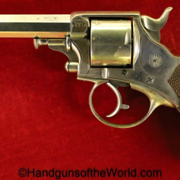 Tranter, Model, 1868, .450, 450, Revolver, with Oak Case, USAF Provenance, USAF, Handgun, Antique, Collectible, Cased, with Case, British, English, Hand gun