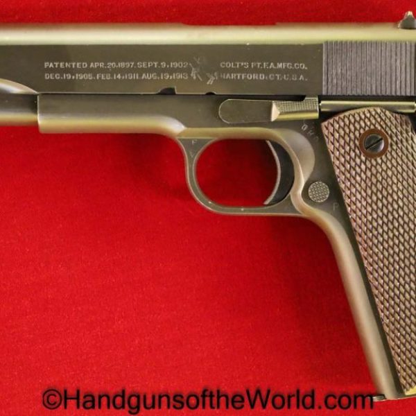 Colt, 1911A1, .45acp, US, Army, 1943, Outstanding, Handgun, Pistol, C&R, Collectibles, 1911, 45, .45, acp, auto, WWII, WW2, Hand gun, USA, American, America