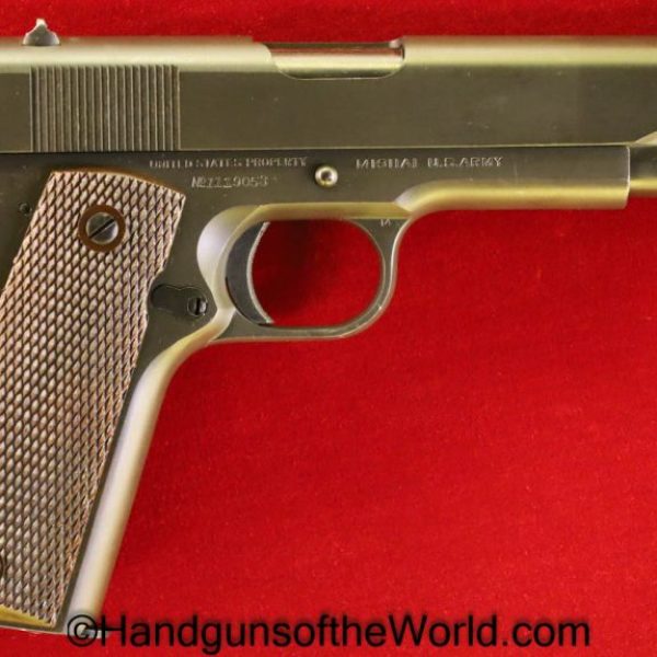 Colt, 1911A1, .45acp, US, Army, 1943, Outstanding, Handgun, Pistol, C&R, Collectibles, 1911, 45, .45, acp, auto, WWII, WW2, Hand gun, USA, American, America