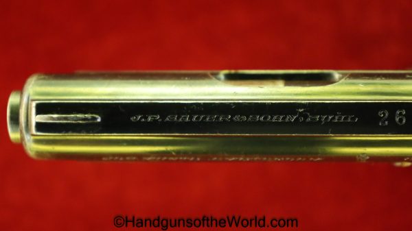 Sauer, Model 29, 7.65mm, Dutch, Navy, Naval, Holland, Netherlands, The Netherlands, Handgun, Pistol, C&R, Collectible, German, Germany, M29, 32, .32, acp