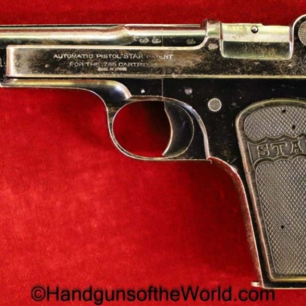 Star, 1910, 7.65mm, British Proofed, Spain, Spanish, 32, .32, acp, auto, Handgun, Pistol, C&R, Collectible, Pocket, Model, British, English, Proofed, 7.65