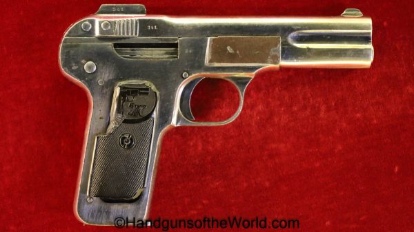 FN, Browning, 1899, 7.65mm, Very Low Number, Important, Belgian, Belgium, Handgun, Pistol, C&R, Collectible, Pocket, 32, .32, acp, auto, Early, 7.65