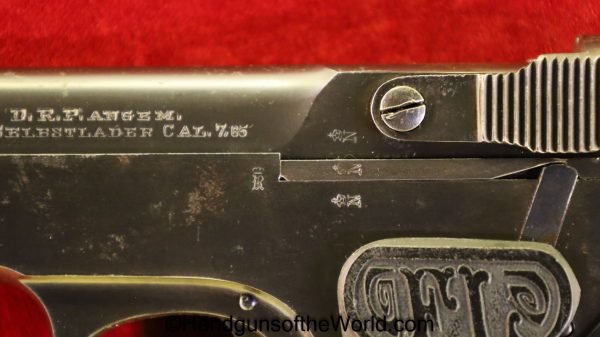 Langenhan, Army Model, 7.65mm, 1st, Variation, German, WWI, WW1, Germany, Handgun, Pistol, C&R, Collectible, Army, Model, First, Variant, .32, 32, acp, auto