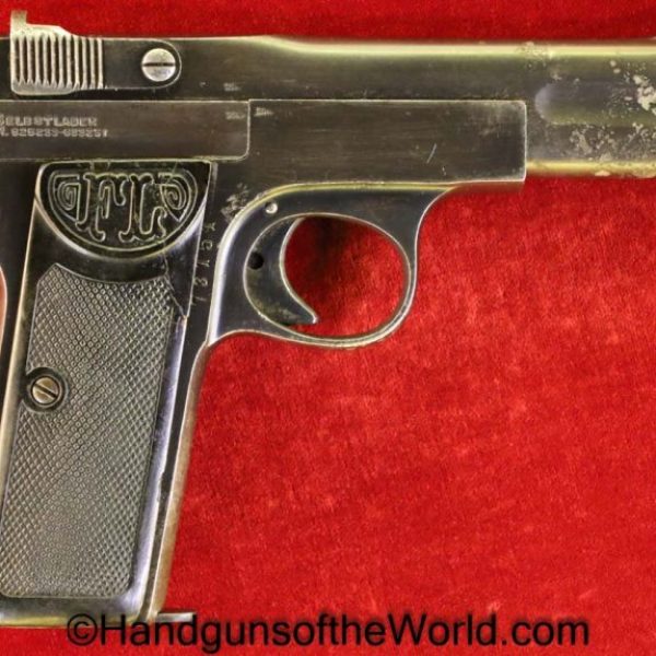 Langenhan, Army Model, 7.65mm, Unit Marked, Army, Model, German, Germany, WWI, WW1, Handgun, Pistol, C&R, Collectible, Pocket, 7.65, 32, .32, acp, auto