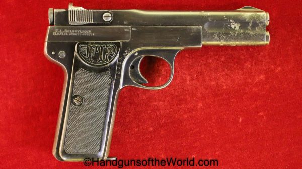 Langenhan, Army Model, 7.65mm, Unit Marked, Army, Model, German, Germany, WWI, WW1, Handgun, Pistol, C&R, Collectible, Pocket, 7.65, 32, .32, acp, auto