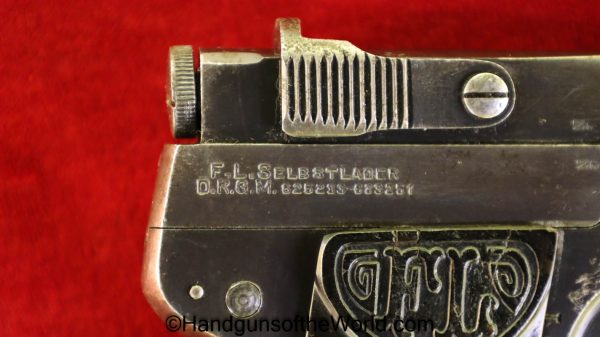 Langenhan, Army Model, 7.65mm, Unit Marked, Army, Model, German, Germany, WWI, WW1, Handgun, Pistol, C&R, Collectible, Pocket, 7.65, 32, .32, acp, auto