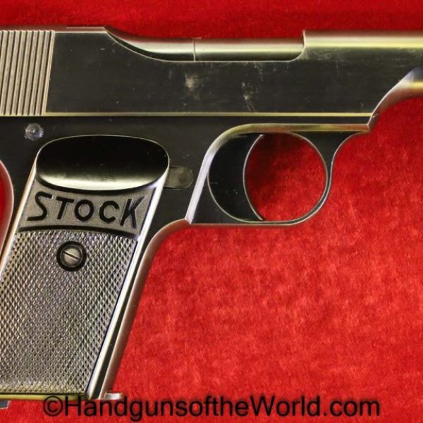 Franz Stock, Stock, Franz, Pocket, 7.65mm, Late, Type II, German, Eagle N, Proofs, Proofed, E/N, Germany, WWII, WW2, Handgun, Pistol, C&R, Collectible, .32