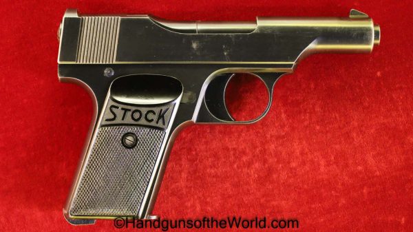 Franz Stock, Stock, Franz, Pocket, 7.65mm, Late, Type II, German, Eagle N, Proofs, Proofed, E/N, Germany, WWII, WW2, Handgun, Pistol, C&R, Collectible, .32