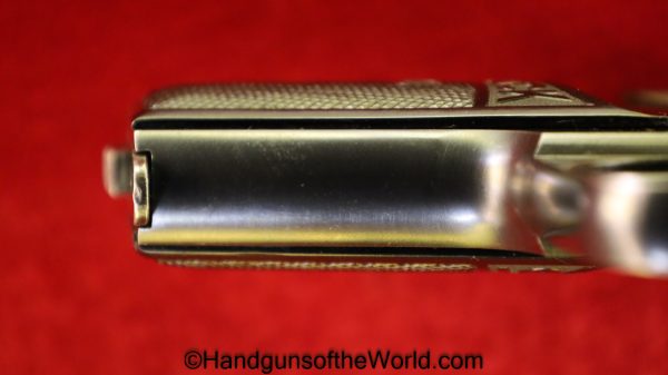 Franz Stock, Stock, Franz, Pocket, 7.65mm, Late, Type II, German, Eagle N, Proofs, Proofed, E/N, Germany, WWII, WW2, Handgun, Pistol, C&R, Collectible, .32