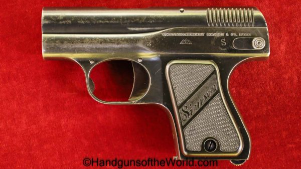 Simson, Model, 1922, 6.35mm, Low Number, Early, German, Germany, Handgun, Pistol, C&R, Collectible, VP, Vest Pocket, 6.35, 25, .25, acp, auto, Hand gun