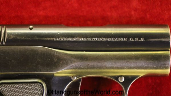 Simson, Model, 1922, 6.35mm, Low Number, Early, German, Germany, Handgun, Pistol, C&R, Collectible, VP, Vest Pocket, 6.35, 25, .25, acp, auto, Hand gun