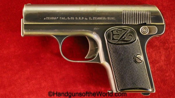 Zehner, Zehna, 6.35mm, Germany, German, Handgun, Pistol, C&R, Collectible, VP, Vest Pocket, 6.35, 25, .25, acp, auto, Hand gun, 1920s, Pre-War, Pre War