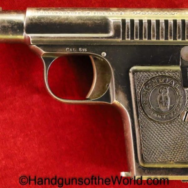 Gaspar Arizaga, Mondial, 6.35mm, Savage Lookalike, Savage, 6.35, 25, .25, acp, auto, Spain, Spanish, Handgun, Pistol, C&R, Collectible, VP, Vest Pocket