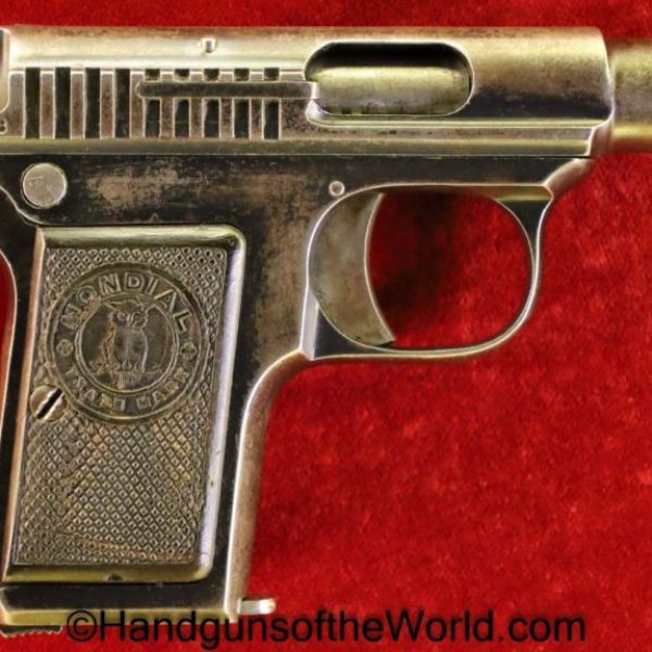 Gaspar Arizaga, Mondial, 6.35mm, Savage Lookalike, Savage, 6.35, 25, .25, acp, auto, Spain, Spanish, Handgun, Pistol, C&R, Collectible, VP, Vest Pocket