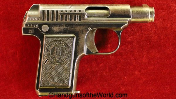 Gaspar Arizaga, Mondial, 6.35mm, Savage Lookalike, Savage, 6.35, 25, .25, acp, auto, Spain, Spanish, Handgun, Pistol, C&R, Collectible, VP, Vest Pocket