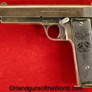 M.Zulaica, Royal, 7.65mm, Long Grip, Long Slide, Japanese, Officers, Private Purchase, Japan, WWII, WW2, Spain, Spanish, Handgun, Pistol, C&R, Collectible