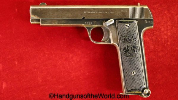 M.Zulaica, Royal, 7.65mm, Long Grip, Long Slide, Japanese, Officers, Private Purchase, Japan, WWII, WW2, Spain, Spanish, Handgun, Pistol, C&R, Collectible