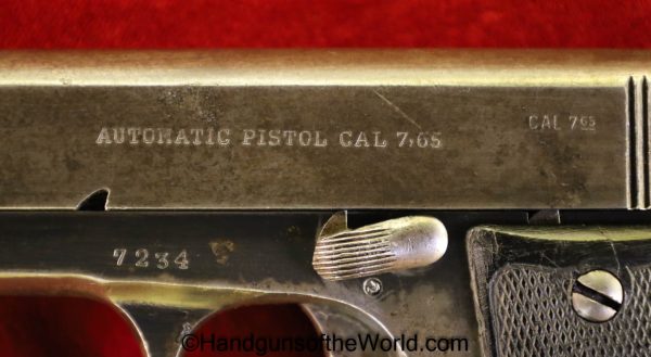 M.Zulaica, Royal, 7.65mm, Long Grip, Long Slide, Japanese, Officers, Private Purchase, Japan, WWII, WW2, Spain, Spanish, Handgun, Pistol, C&R, Collectible