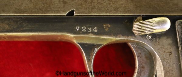 M.Zulaica, Royal, 7.65mm, Long Grip, Long Slide, Japanese, Officers, Private Purchase, Japan, WWII, WW2, Spain, Spanish, Handgun, Pistol, C&R, Collectible