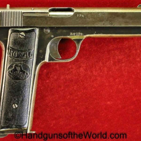 M.Zulaica, Royal, 7.65mm, Long Grip, Long Slide, Japanese, Officers, Private Purchase, Japan, WWII, WW2, Spain, Spanish, Handgun, Pistol, C&R, Collectible