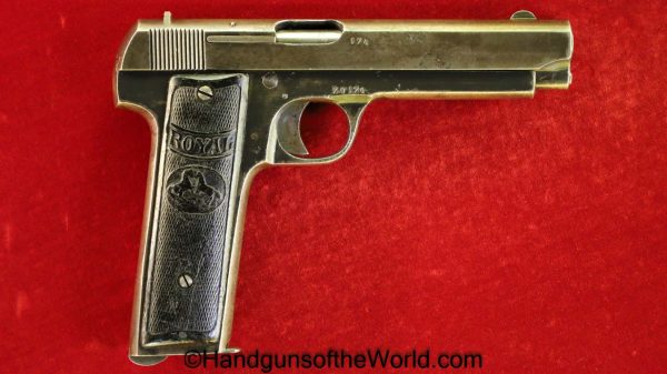 M.Zulaica, Royal, 7.65mm, Long Grip, Long Slide, Japanese, Officers, Private Purchase, Japan, WWII, WW2, Spain, Spanish, Handgun, Pistol, C&R, Collectible