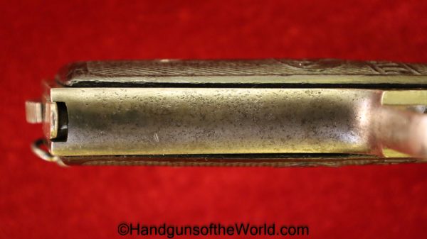 M.Zulaica, Royal, 7.65mm, Long Grip, Long Slide, Japanese, Officers, Private Purchase, Japan, WWII, WW2, Spain, Spanish, Handgun, Pistol, C&R, Collectible