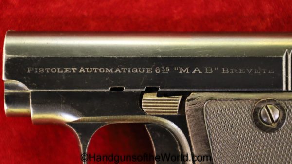 MAB, Model A, 6.35mm, Full Rig, France, French, Handgun, Pistol, C&R, Collectible, VP, Vest Pocket, A, Model, with Holster, 25, .25, acp, auto, Rig