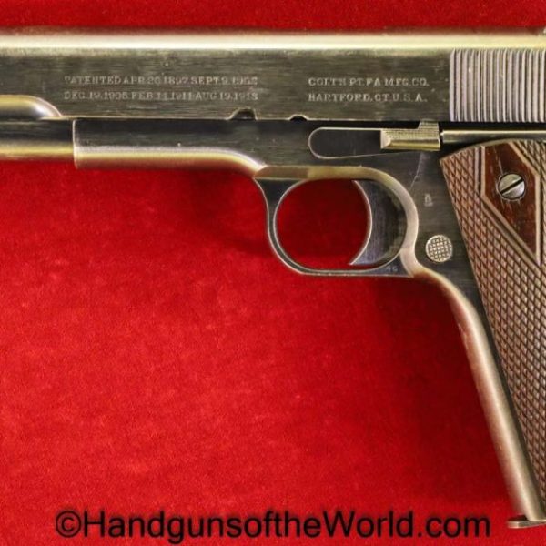 Colt, 1911, .45acp, Commercial To Military, 1918, Handgun, Pistol, C&R, Collectible, WWI, WW1, 45, .45, acp, auto, Commercial, Military, Conversion, USA