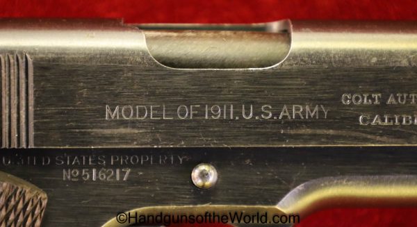 Colt, 1911, .45acp, Commercial To Military, 1918, Handgun, Pistol, C&R, Collectible, WWI, WW1, 45, .45, acp, auto, Commercial, Military, Conversion, USA