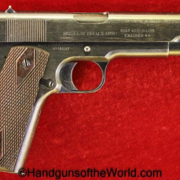 Colt, 1911, .45acp, Commercial To Military, 1918, Handgun, Pistol, C&R, Collectible, WWI, WW1, 45, .45, acp, auto, Commercial, Military, Conversion, USA