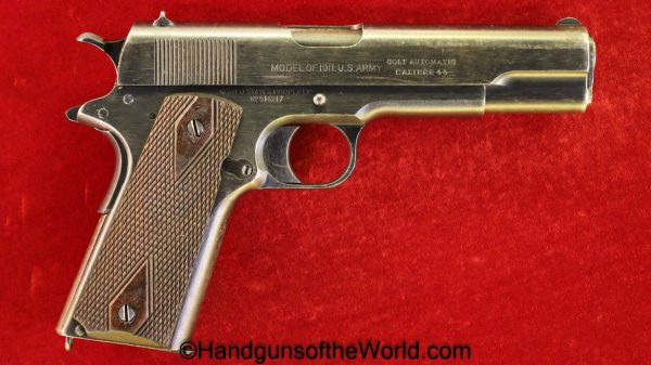 Colt, 1911, .45acp, Commercial To Military, 1918, Handgun, Pistol, C&R, Collectible, WWI, WW1, 45, .45, acp, auto, Commercial, Military, Conversion, USA