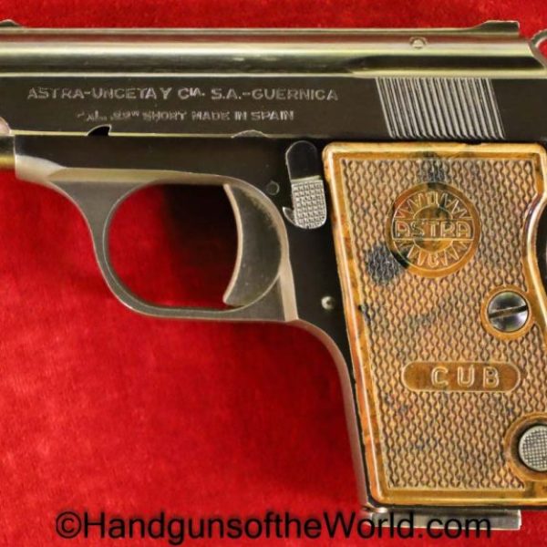 Astra, Cub, .22 Short, 1967, with Box, Boxed, Spain, Spanish, 22, .22, Short, Handgun, Pistol, C&R, Collectible, Hand gun, VP, Vest Pocket, Mouse, Gun