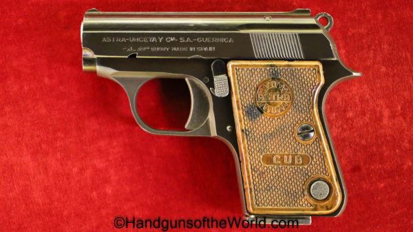 Astra, Cub, .22 Short, 1967, with Box, Boxed, Spain, Spanish, 22, .22, Short, Handgun, Pistol, C&R, Collectible, Hand gun, VP, Vest Pocket, Mouse, Gun