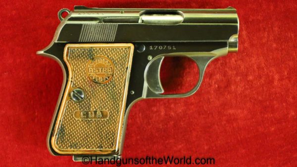 Astra, Cub, .22 Short, 1967, with Box, Boxed, Spain, Spanish, 22, .22, Short, Handgun, Pistol, C&R, Collectible, Hand gun, VP, Vest Pocket, Mouse, Gun