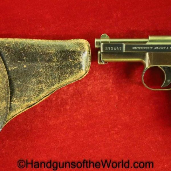 Mauser, Model, 1910, 6.35mm, with Holster, 6.35, 25, .25, acp, auto, German, Germany, Handgun, Pistol, C&R, Collectible, Hand gun, Pocket, VP, Vest Pocket