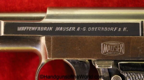 Mauser, Model, 1910, 6.35mm, with Holster, 6.35, 25, .25, acp, auto, German, Germany, Handgun, Pistol, C&R, Collectible, Hand gun, Pocket, VP, Vest Pocket