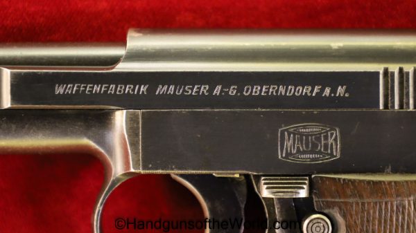 Mauser, Model, 1910, 6.35mm, with Holster, 6.35, 25, .25, acp, auto, German, Germany, Handgun, Pistol, C&R, Collectible, Pocket, VP, Vest Pocket