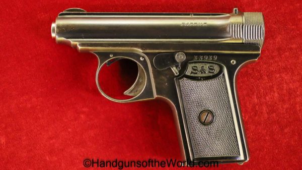 Sauer, 1919, 1913, 6.35mm, with Holster, 6.35, 25, .25, acp, auto, German, Germany, Handgun, Pistol, C&R, Collectible, VP, Vest Pocket, Model, Holster