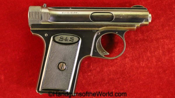 Sauer, 1919, 1913, 6.35mm, with Holster, 6.35, 25, .25, acp, auto, German, Germany, Handgun, Pistol, C&R, Collectible, VP, Vest Pocket, Model, Holster