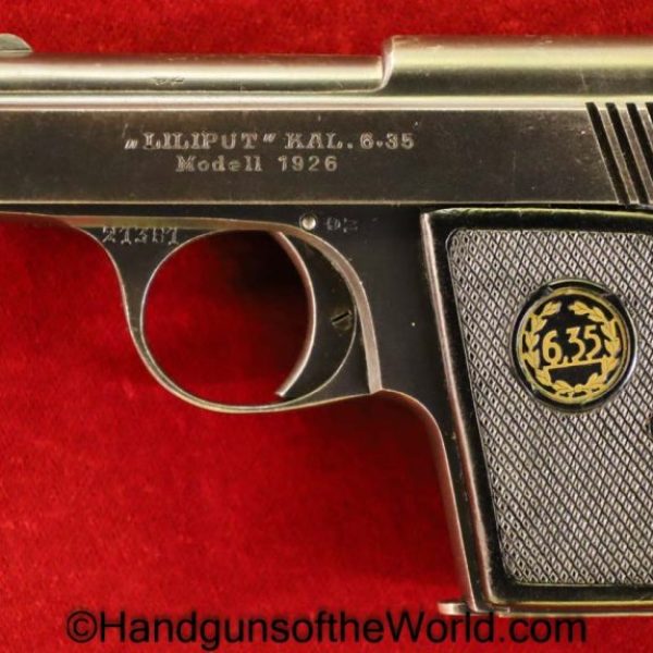 Menz, Liliput, Model 1926, 6.35mm, 1926, Model, 6.35, 25, .25, acp, auto, German, Germany, Handgun, Pistol, C&R, Collectible, VP, Vest Pocket, Hand gun