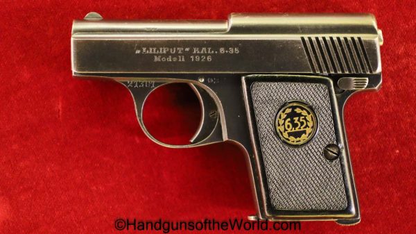 Menz, Liliput, Model 1926, 6.35mm, 1926, Model, 6.35, 25, .25, acp, auto, German, Germany, Handgun, Pistol, C&R, Collectible, VP, Vest Pocket, Hand gun