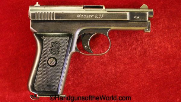 Mauser, 1910, 6.35mm, with Holster, 6.35, 25, .25, acp, auto, German, Germany, Handgun, Pistol, C&R, Collectible, VP, Vest Pocket, Pocket, Model, Hand gun