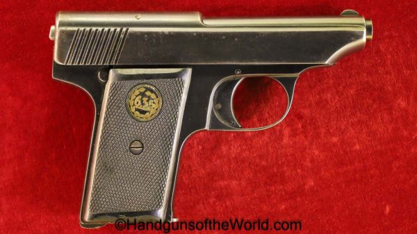 Menz, Model II, 6.35mm, 6.35, 25, .25, acp, auto, German, Germany, Handgun, Pistol, C&R, Collectible, VP, Vest Pocket, Model 2, Model, II, 2, Hand gun